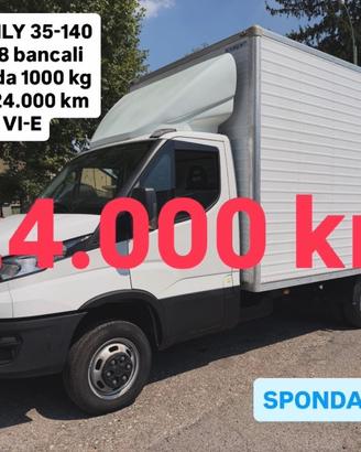 IVECO DAILY 35-140 FURGONE CON SPONDA 06/2024 24,0