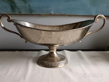 Coppa antica, centrotavola in silver
