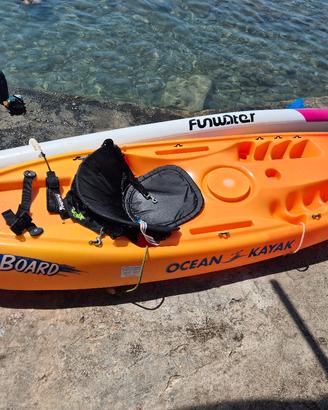 canoa kayak mare 