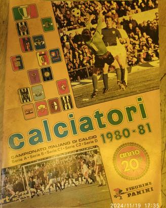 Album panini di calcio 1980/81