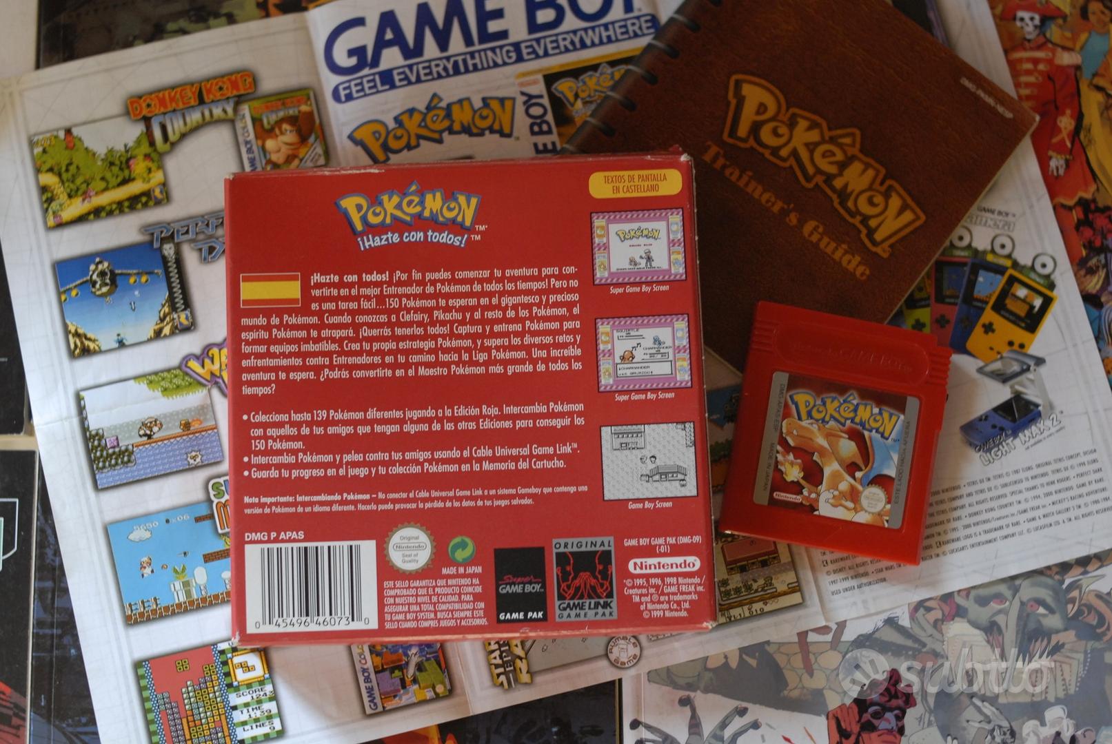 pokemon rosso scatola game boy box nintendo gameboy gb gbc gba (leggi  desc.)