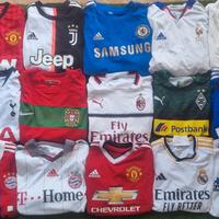 SET 21 MAGLIE DA CALCIO ORIGINALI STOCK BLOCCO 