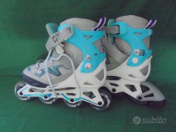 Pattini in Linea Regolabili Oxelo Taglia 35-38