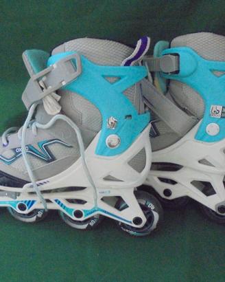 Pattini in Linea Regolabili Oxelo Taglia 35-38