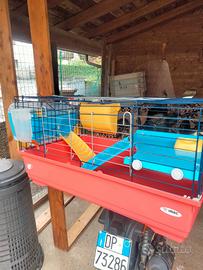 gabbia x coniglio con accessori 