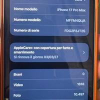 Iphone 17 pro Max 256