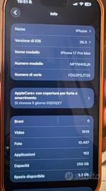 Iphone 17 pro Max 256