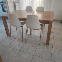 tavolo in rovere naturale 