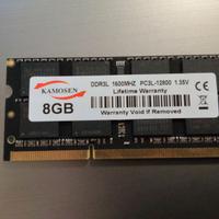 Ram 8gb Sodimm DDR3L 1600Mhz
