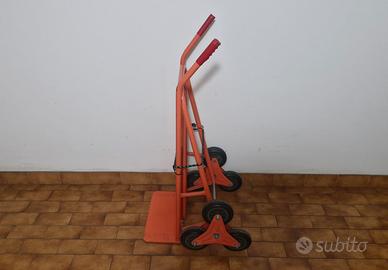 carrello  3 ruote  per scale 