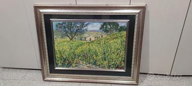 Serigrafia Michele Cascella:Ginestre di primavera