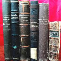 6 Libri antichi 700, 800 e 900 Lotto Spiritualità.