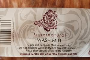 Guanto lavaggio auto in lana Merino - NUOVO