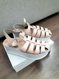 Sandali color nude numero 37