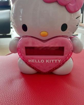 Radio Sveglia Hello Kitty con proiettore orario
