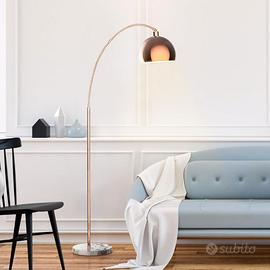 PIANTANA LAMPADA DA TERRA ARCO MARMO