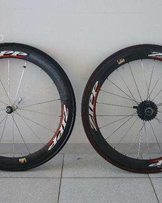 Coppia ruote bici corsa zip 404