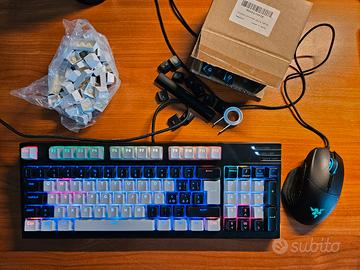 Tastiera meccanica Cooler Master e mouse Razer