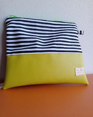 borsina in stoffa con tracolla, pochette estiva