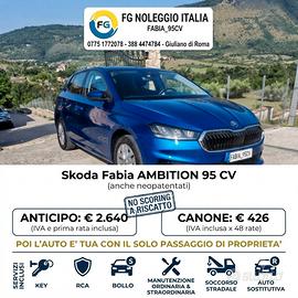 SKODA FABIA Ambition 95 CV - Rent to Buy