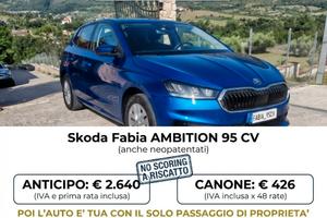 SKODA FABIA Ambition 95 CV - Rent to Buy