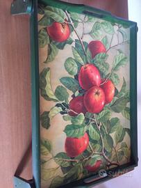 Vassoio da letto decorato
