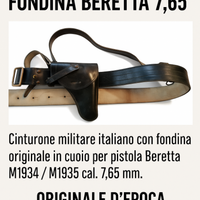 🛡️ Fondina militare originale per Beretta 7,65 (M