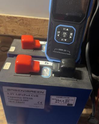 12 Celle LiFePo4 prismatiche Lishen 250Ah IR 0.14