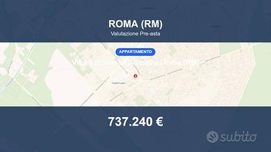 Immobile in asta di 55 m² con box auto a Roma