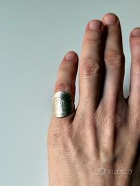 Anello con moneta francese d’argento