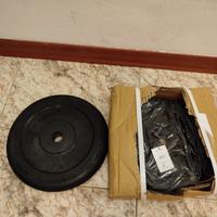 Coppia dischi Carnielli 10kg cad. gommati 