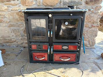 Termocucina a legna Mescoli Emiliana usata funzion