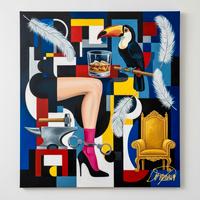 Quadro Moderno Astratto - 60x60