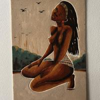 Quadro in sabbia di Papa Mbaye - Arte Senegalese (