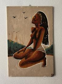 Quadro in sabbia di Papa Mbaye - Arte Senegalese (