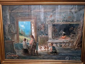 Quadro Mario Fattori autentico 