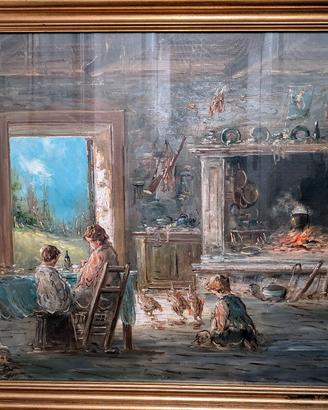Quadro Mario Fattori autentico 