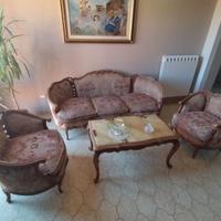 Set divano 3 posti + 2 poltrone anni 70