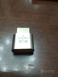 Dummy Plug HDMI 4K UHD – Emulatore monitor/display