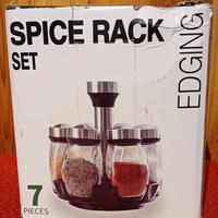 Portaspezie 6 pezzi girevole 