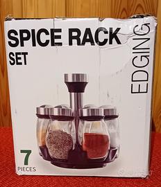 Portaspezie 6 pezzi girevole 