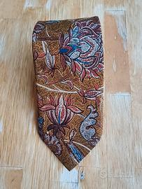 cravatta vintage marrone Mario valentino 