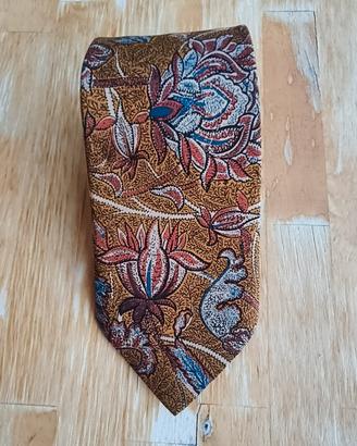 cravatta vintage marrone Mario valentino 