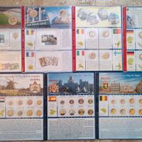 Fogli abafil euro commemorativi e divisionali