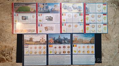 Fogli abafil euro commemorativi e divisionali