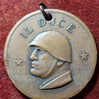 medaglia bronzo mussolini 