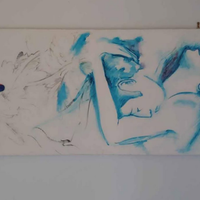 Opera "Mediterraneo", tela, tecnica mista