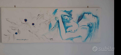 Opera "Mediterraneo", tela, tecnica mista