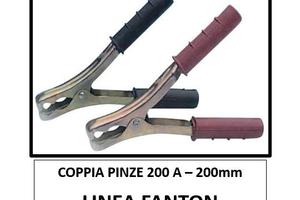 Pinze per cavi Batteria coppia R-N, Fanton, 200A