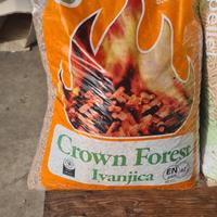 pellet e legna da ardere in paletta.....